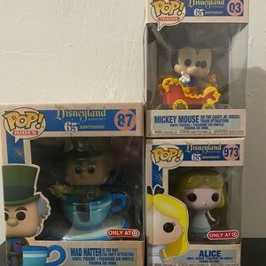 Disneyland 65th anniversary funko pop bundle